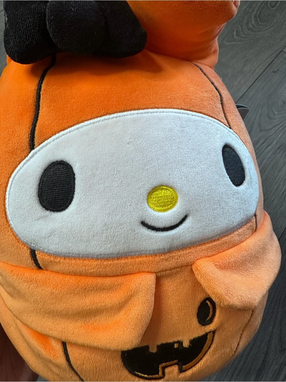 Squishmallows Orange Pumpkin Costume Plush Pillow